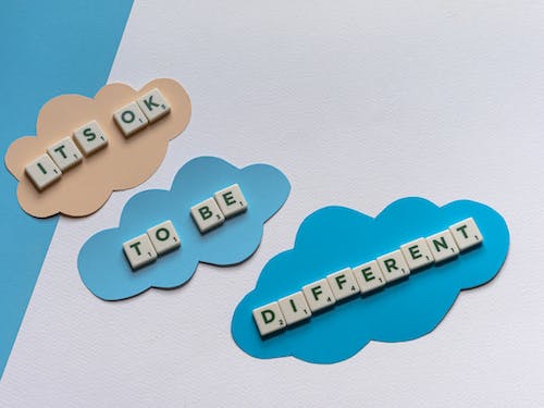 Words written using small tiles