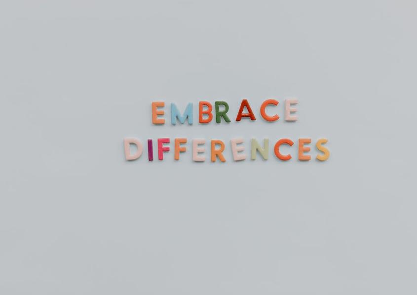 Embrace differences written