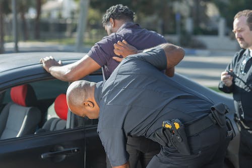 A traffic arrest